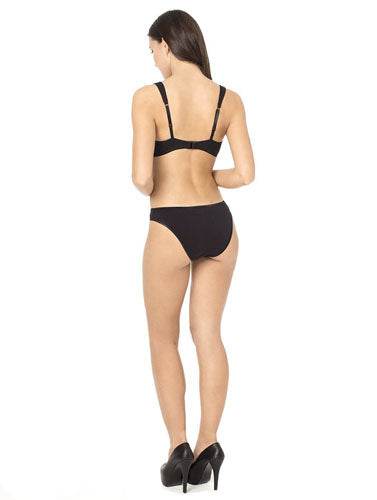 Stylish Seamless Black Push Up Bra Bikini Bottom - MYLUXURY LANE ENTERPRISE