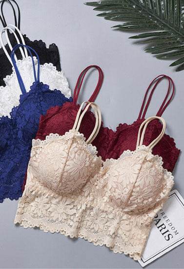 Cute Stretch lace bralette Bra top (Pack of 2) - MYLUXURY LANE ENTERPRISE