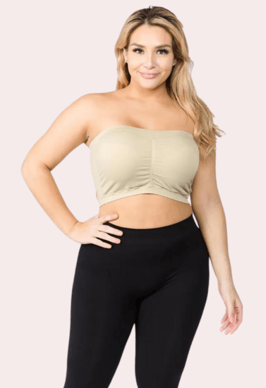 2-Pack Sexy Tube Bandeau Bra Tops for Women - MYLUXURY LANE ENTERPRISE