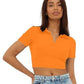 Women's Slim Fit Crop Top - MYLUXURY LANE ENTERPRISE