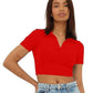 Women's Slim Fit Crop Top - MYLUXURY LANE ENTERPRISE