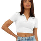 Women's Slim Fit Crop Top - MYLUXURY LANE ENTERPRISE