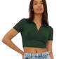 Women's Slim Fit Crop Top - MYLUXURY LANE ENTERPRISE