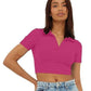 Women's Slim Fit Crop Top - MYLUXURY LANE ENTERPRISE
