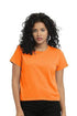 Women Stylish Plain Orange Crop Top - MYLUXURY LANE ENTERPRISE