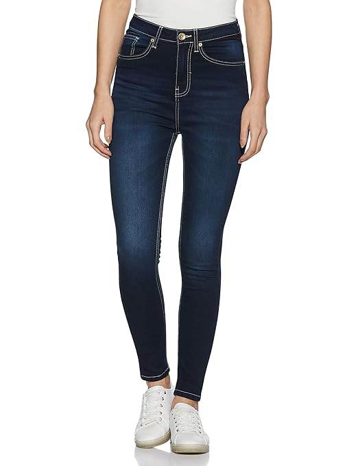 Women Ankle Length Iris Navy Jeans - MYLUXURY LANE ENTERPRISE