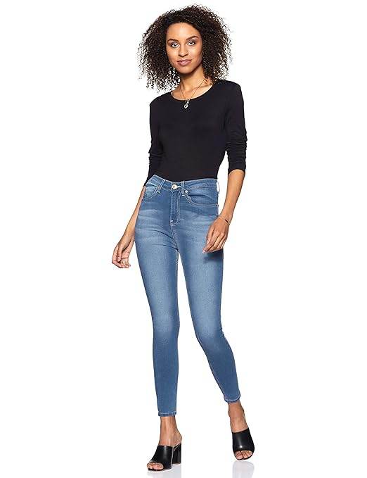 Women Ankle Length Light Blue Jeans - MYLUXURY LANE ENTERPRISE