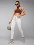Women Skinny Regular Powder White Jeans - MYLUXURY LANE ENTERPRISE
