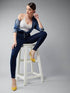 Women Skinny Regular Navy Blue Jeans - MYLUXURY LANE ENTERPRISE