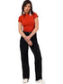 Women High Waisted Dark Black Jeans - MYLUXURY LANE ENTERPRISE
