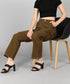 Women Cargo Dark Brown Jeans - MYLUXURY LANE ENTERPRISE