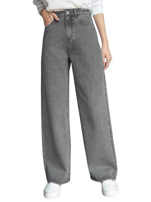 Womens Denim Grey Jeans - MYLUXURY LANE ENTERPRISE