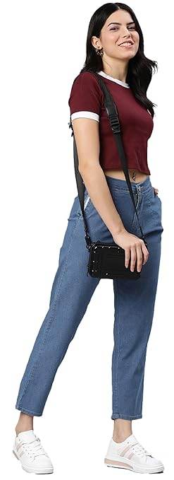 Womens High Rise Stone Blue Jeans - MYLUXURY LANE ENTERPRISE