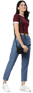 Womens High Rise Stone Blue Jeans - MYLUXURY LANE ENTERPRISE