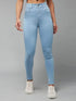 Women Skinny Fit Light Blue Jeans - MYLUXURY LANE ENTERPRISE