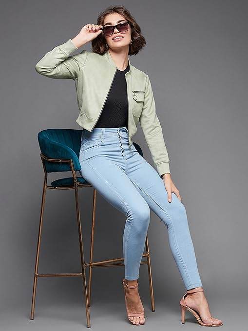 Women Skinny Fit Sky Blue Jeans - MYLUXURY LANE ENTERPRISE