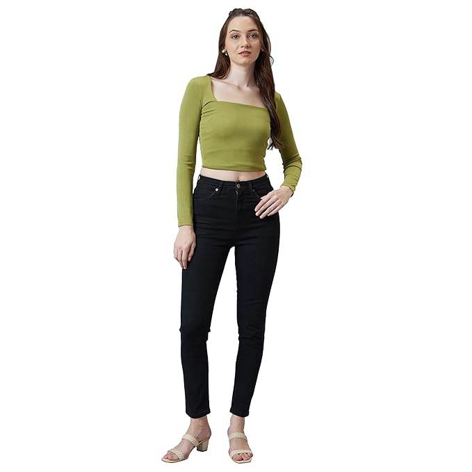 Women Stretchable Denim Black Jeans - MYLUXURY LANE ENTERPRISE