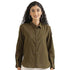 Women Stylish Casual Olive Green Shirt - MYLUXURY LANE ENTERPRISE