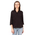 Women Formal Cotton Black Shirt - MYLUXURY LANE ENTERPRISE