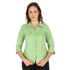 Women Formal Cotton Parrot Green Shirt - MYLUXURY LANE ENTERPRISE