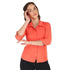 Women Formal Cotton Dark Orange Shirt - MYLUXURY LANE ENTERPRISE