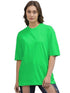 Women Oversized Half Sleeve Neon Tshirt - MYLUXURY LANE ENTERPRISE