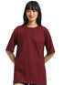 Pure Cotton Women Half Sleeve Maroon T-Shirt - MYLUXURY LANE ENTERPRISE