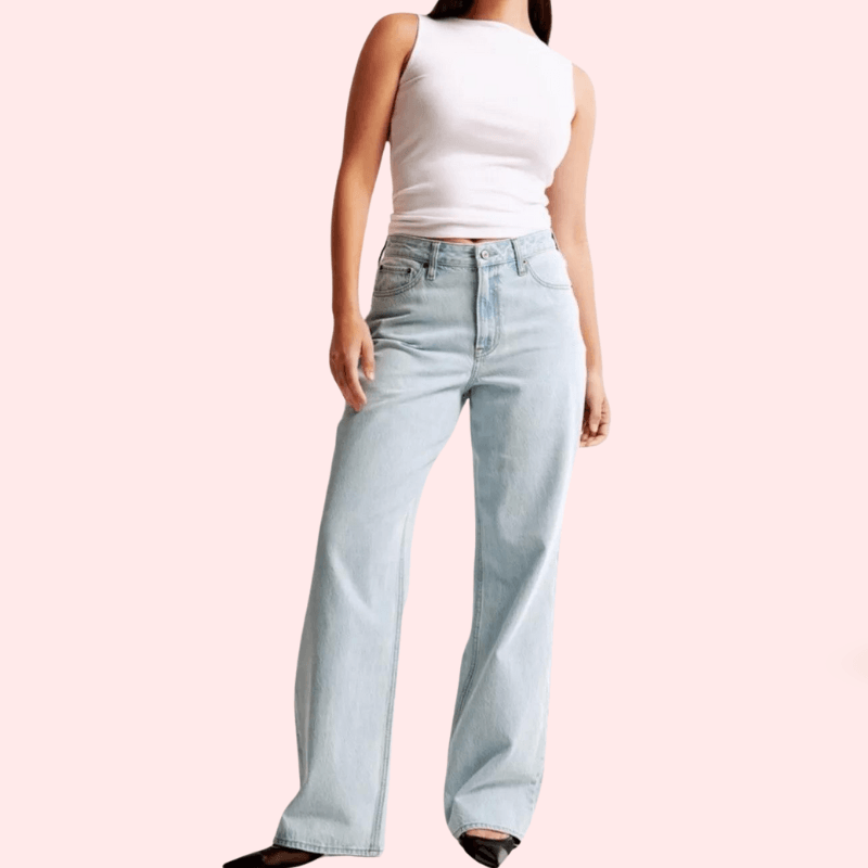 High Rise Loose Fit Denim for Curvy Women - MYLUXURY LANE ENTERPRISE