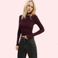 Women's Loose Straight Jeans in Smokey Black Denim - MYLUXURY LANE ENTERPRISE