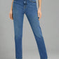 Women's High Rise Classic Slim Straight Denim Jeans - MYLUXURY LANE ENTERPRISE
