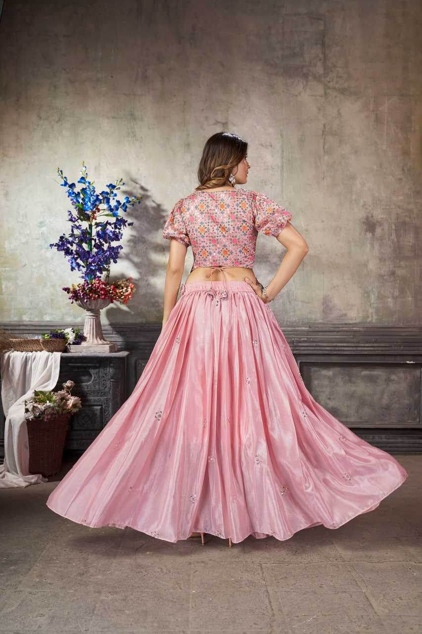 Art Silk Western Wear pink Top - MYLUXURY LANE ENTERPRISE