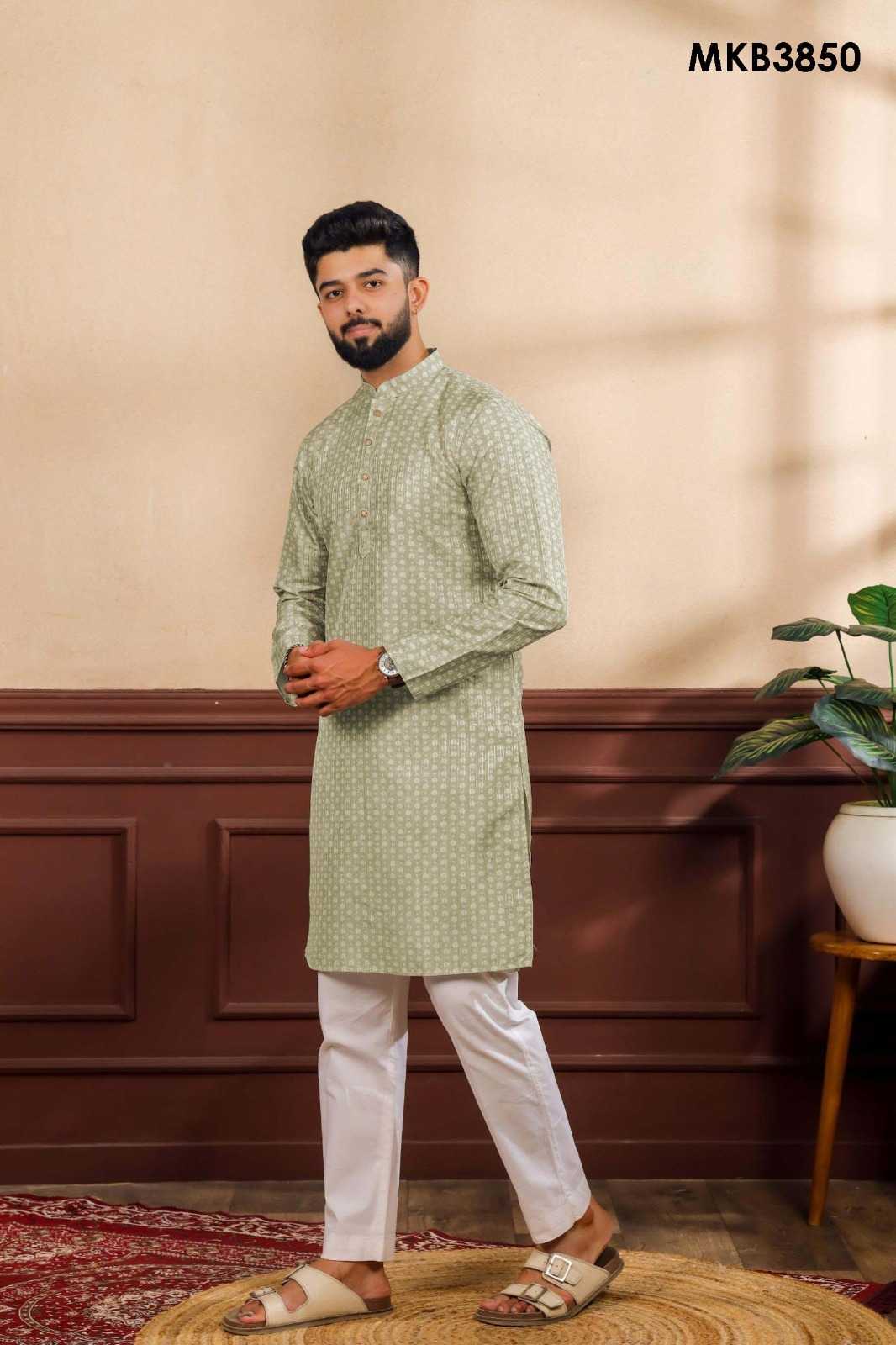 Art Silk Mens Kurtas