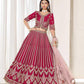 Art Silk Sequins Lehenga With Cancan - MYLUXURY LANE ENTERPRISE