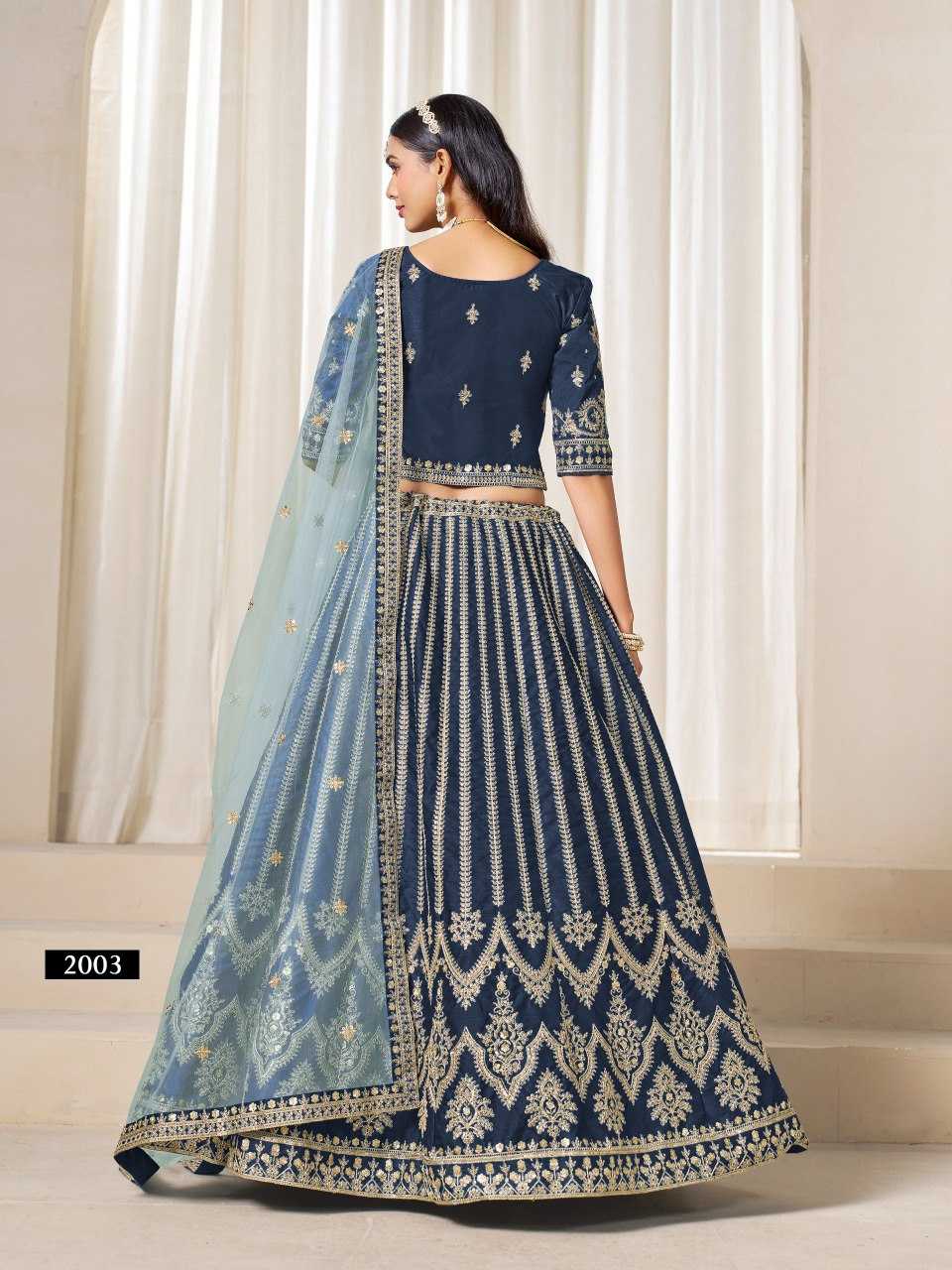 Art Silk  Sequins Lehenga With Cancan