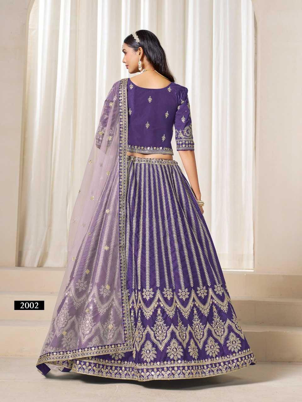 Art Silk Sequins Lehenga With Cancan - MYLUXURY LANE ENTERPRISE