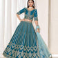 Art Silk Sequins Lehenga With Cancan - MYLUXURY LANE ENTERPRISE