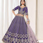 Art Silk Sequins Lehenga With Cancan - MYLUXURY LANE ENTERPRISE