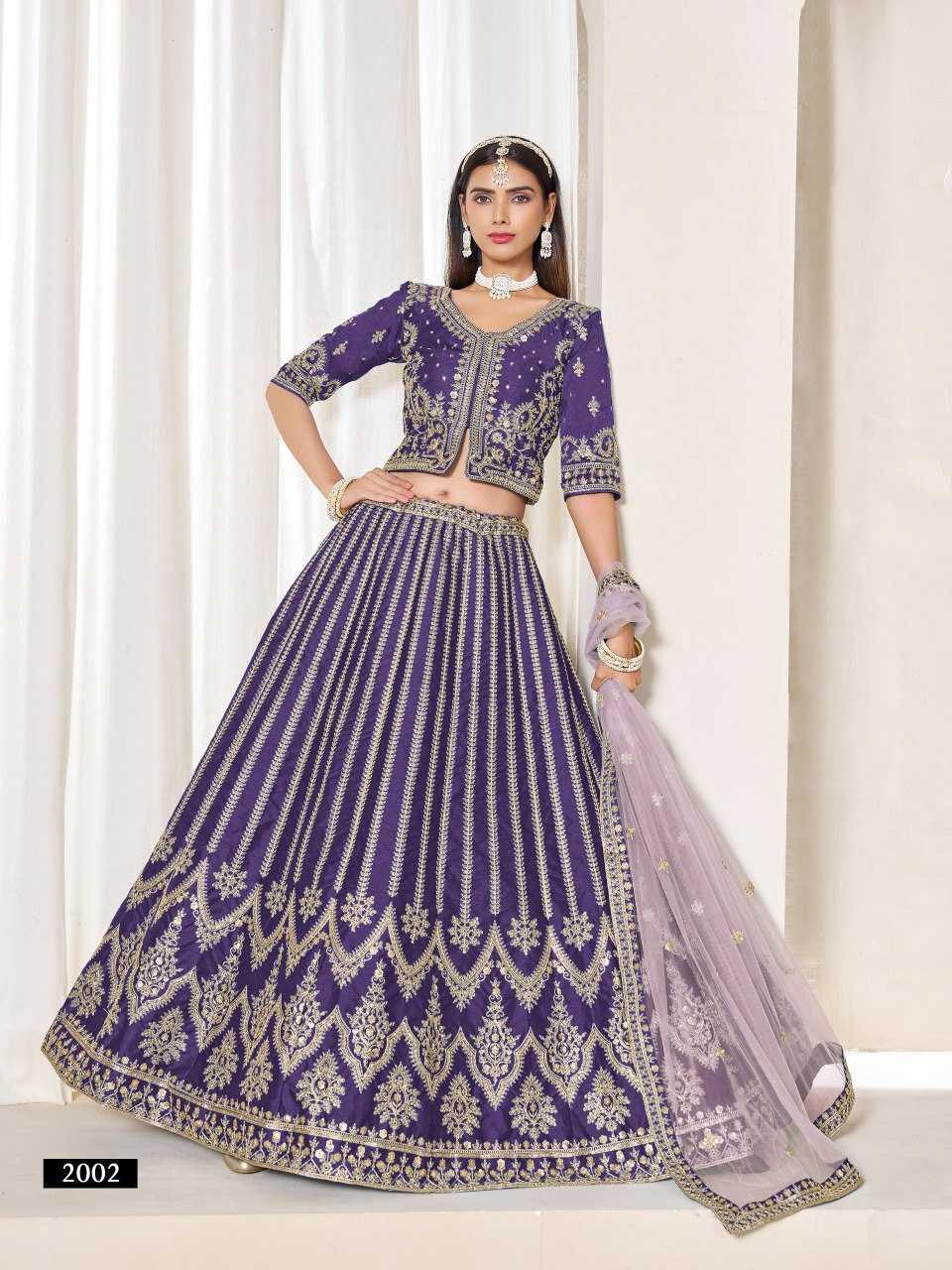 Art Silk Sequins Lehenga With Cancan - MYLUXURY LANE ENTERPRISE