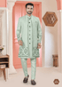 Art Silk Premium Series Wedding Mens Kurtas Nehru Jacket - MYLUXURY LANE ENTERPRISE