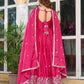 Assam Silk Embroidery Gown - MYLUXURY LANE ENTERPRISE