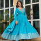 Assam Silk Embroidery Gown - MYLUXURY LANE ENTERPRISE