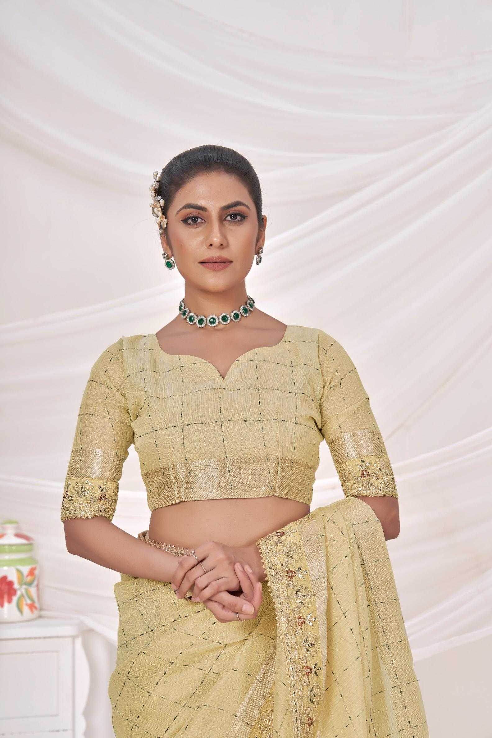 Banarasi Pure Silk Embroidered Zari Silk Sarees - MYLUXURY LANE ENTERPRISE