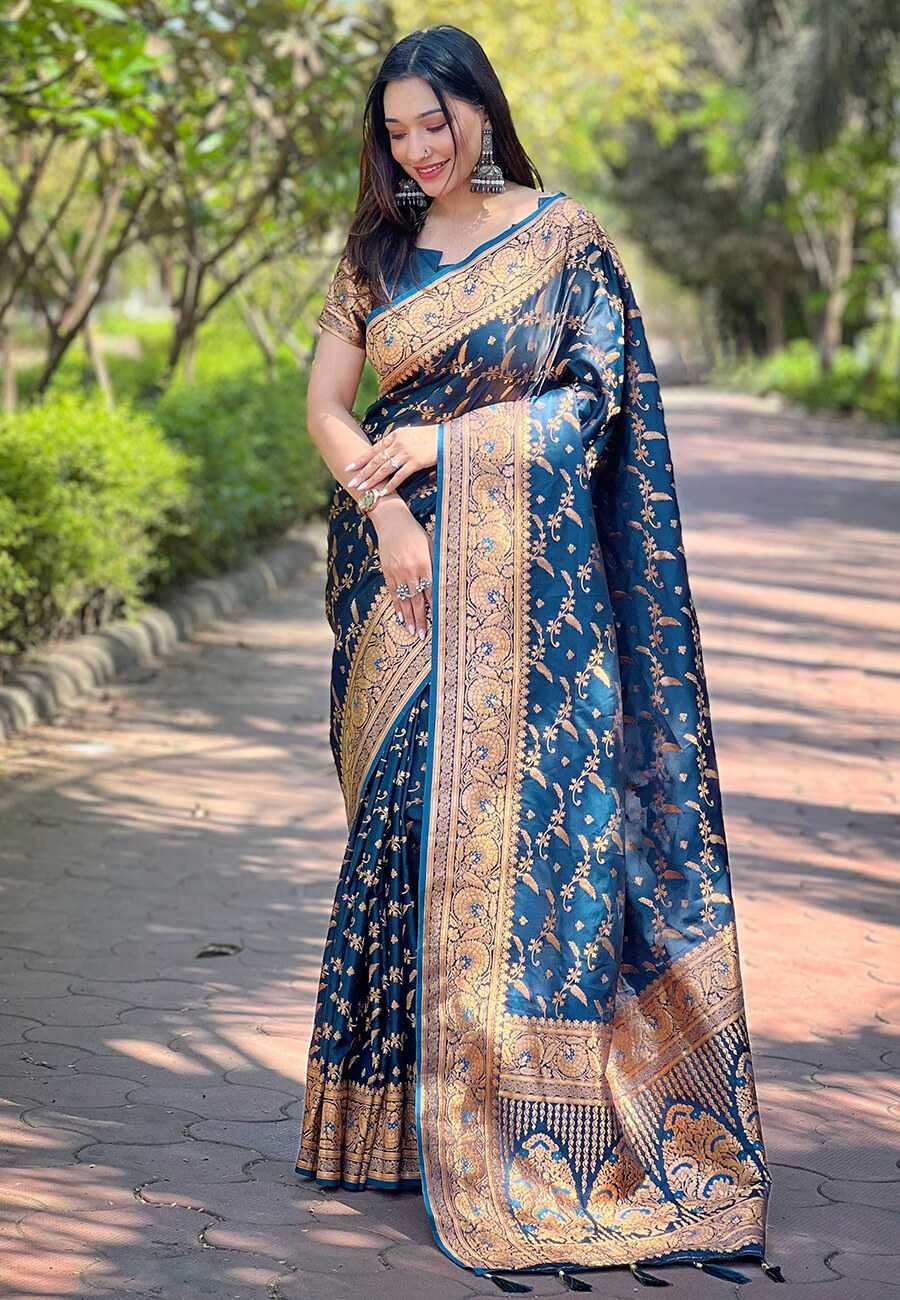 Banarasi Soft Silk saree - MYLUXURY LANE ENTERPRISE