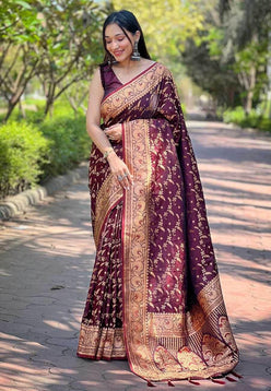 Banarasi Soft Silk saree - MYLUXURY LANE ENTERPRISE