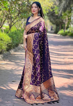Banarasi Soft Silk saree - MYLUXURY LANE ENTERPRISE