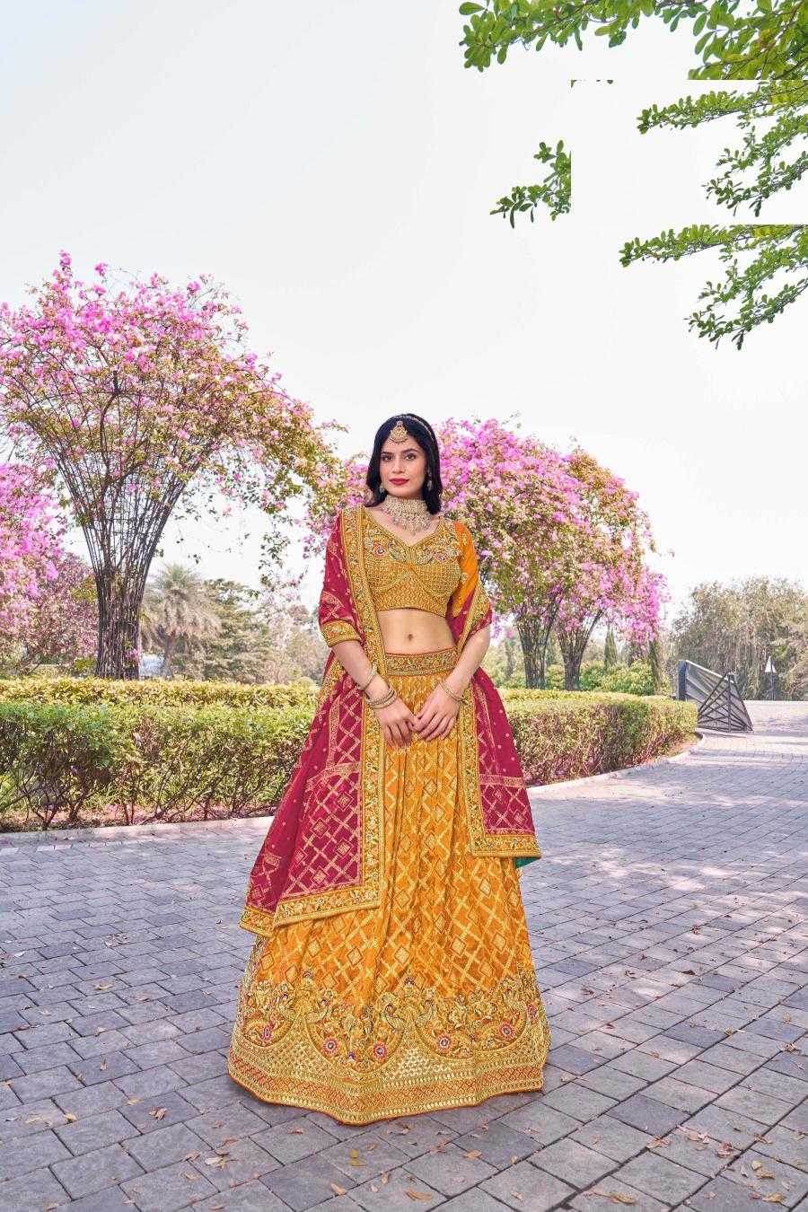Elegant Banarasi Soft Silk Lehenga for Festive Occasions - MYLUXURY LANE ENTERPRISE
