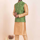 Banarasi Soft Silk Nehru Jacket Manufacturer - MYLUXURY LANE ENTERPRISE