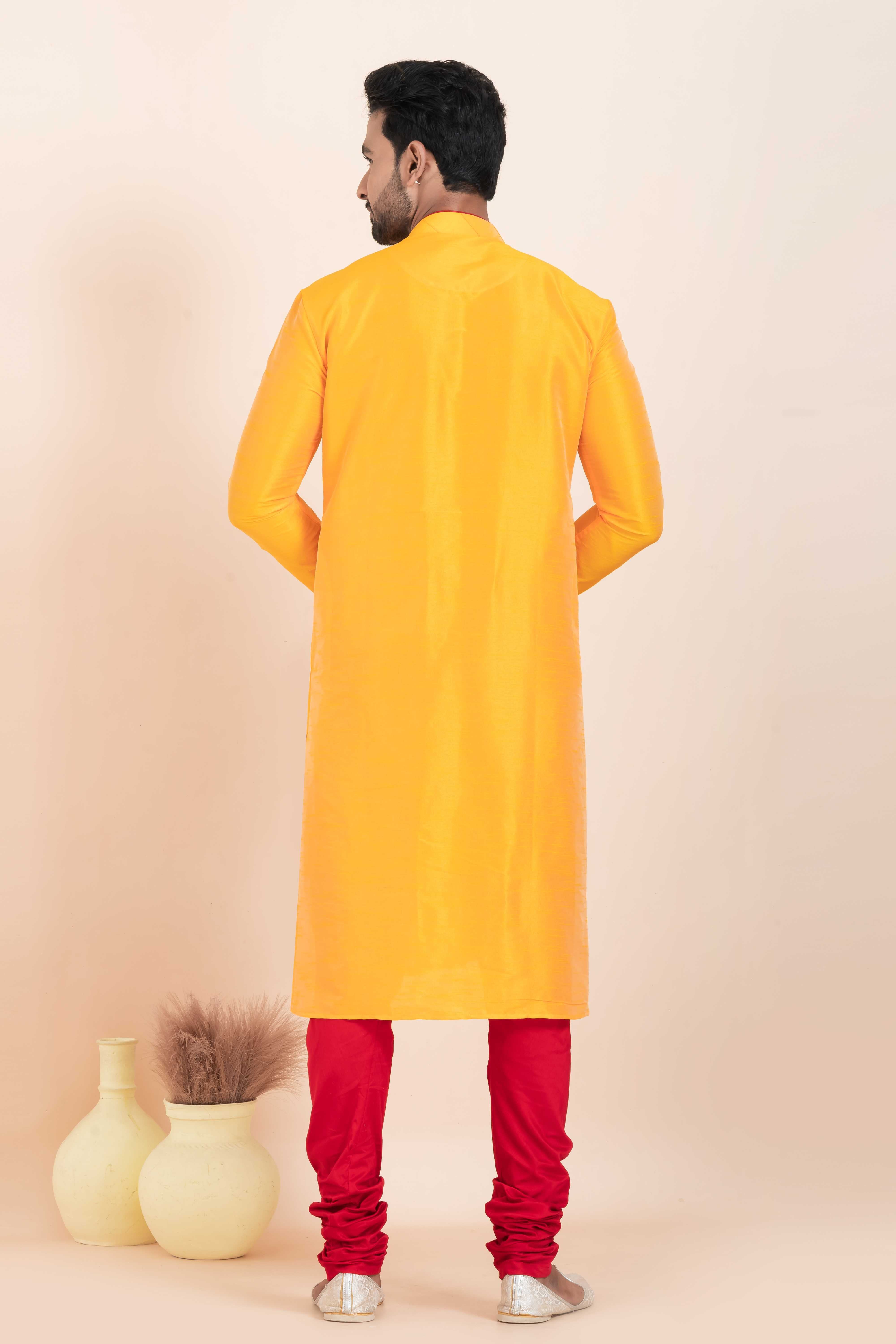Banarasi Soft Silk Mens Kurta