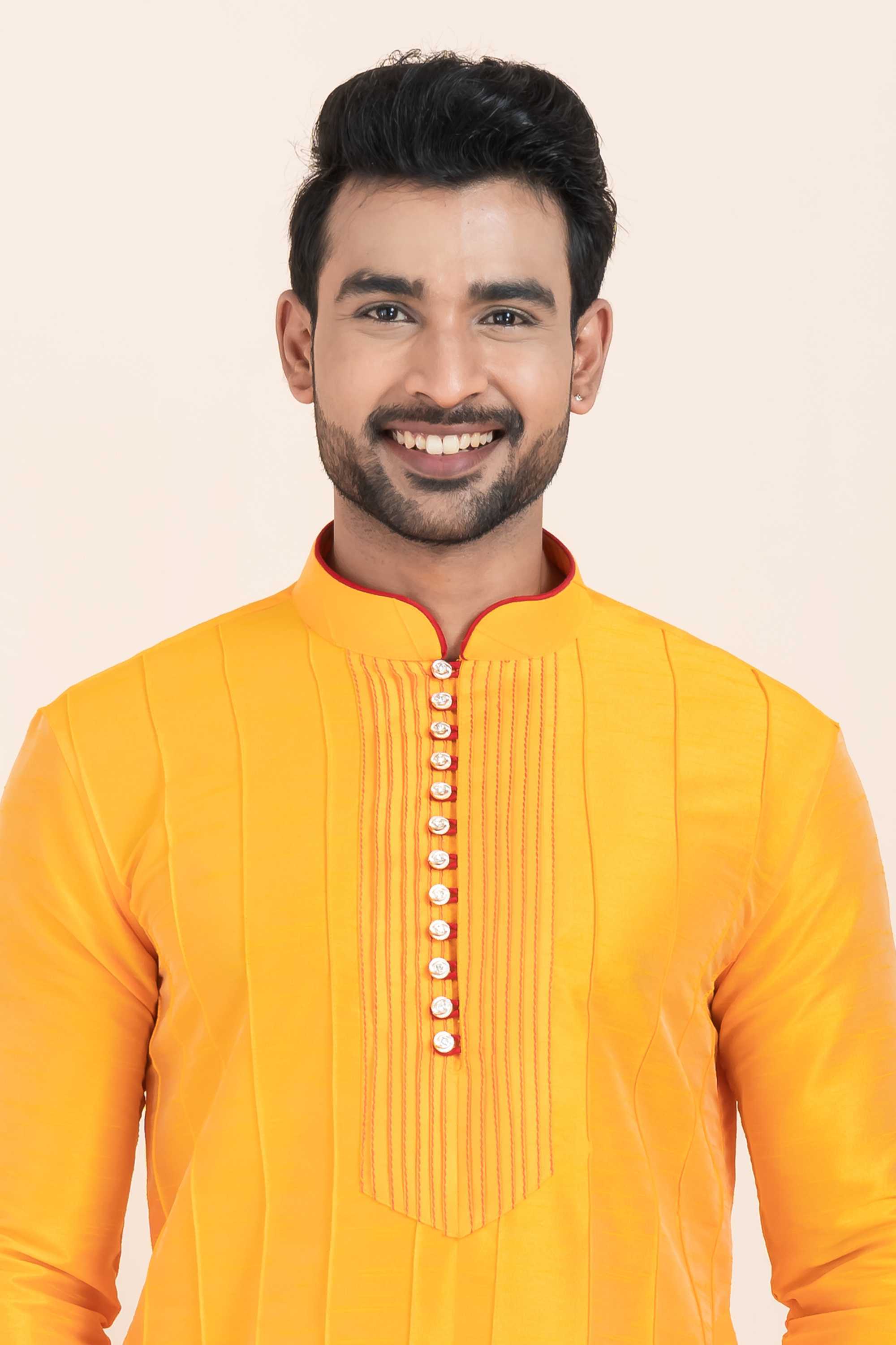 Banarasi Soft Silk Mens Kurta