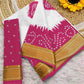 Bandhani Printed Cotton Sarees - MYLUXURY LANE ENTERPRISE